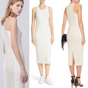 DVF teyla fitted midi dress size 4